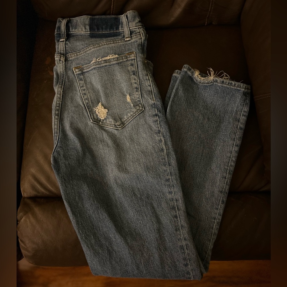 Abercrombie 90s high rise straight jeans